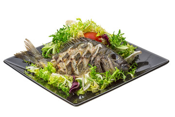 Grilled Tilapia with salad