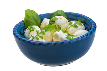 Mozzarella with herbs