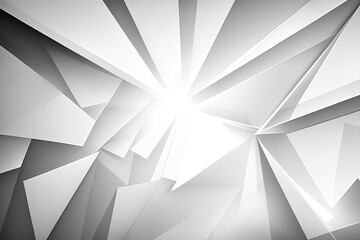 White abstract background of intersecting lines. Generative AI