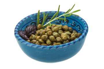 Capers in the bowl