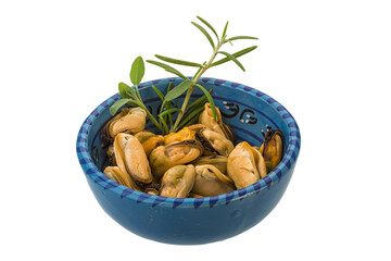 Marinated mussels