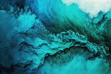 Abstract watercolor paint background. Generative AI