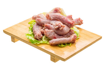 Raw chicken neck
