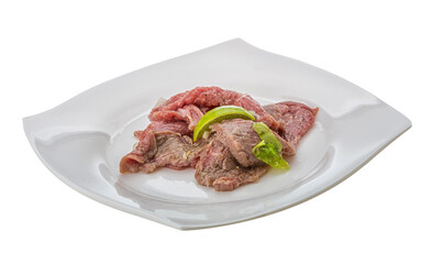 Beef carpaccio