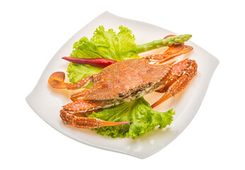 Boiled crab