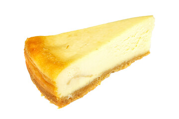 Cheesecake isolated on white