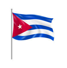 Cuba National Flag Composition