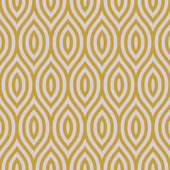 Obraz premium Playful Boho Graphic Vector Seamless Pattern With Experimental Color Palette. Bohemian Retro Style 50s 60s 70s Repetitive Abstract Vector Background. Vintage Art Trendy Old Fashioned Textile Print