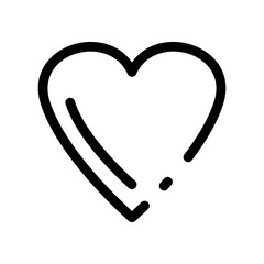 Obraz premium heart icon or logo isolated sign symbol vector illustration - high quality black style vector icons 