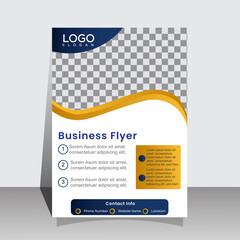 Corporate business A4 flyer template vector design set advertise marketing, promotion, cover page. IT Company, creative Unique Design Create Graphic design layout