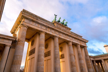 Obraz na płótnie Canvas Brandenburg Gate in Berlin, Germany