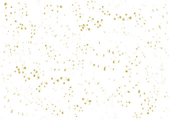 飛びはねたインクの模様イラスト（金色グラデーション）　