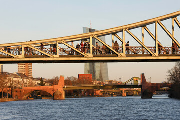 Obraz premium La città di Francoforte sul Meno