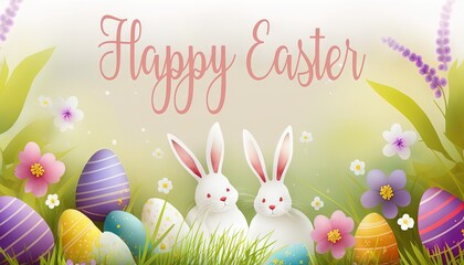 easter themed design - ai generated