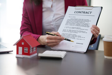 Real estate agents offer to sell houses or condos and purchase and sale agreements for houses and...
