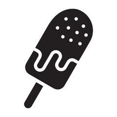 Chocolate, ice cream, ice cream bar icon