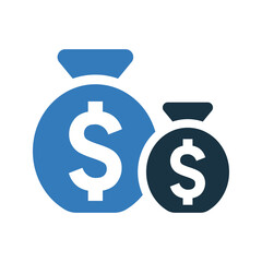 Capital, currency, finance icon. Simple editable vector graphics.