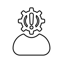 Case, circumstance, condition outline icon. Line art vector.