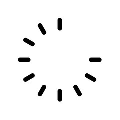 loading icon or logo isolated sign symbol vector illustration - high quality black style vector icons
