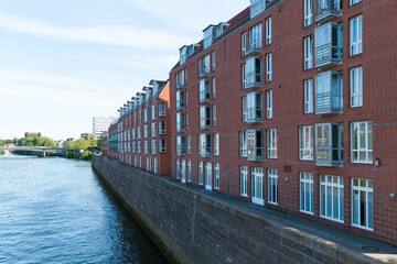 Historical centre of the medieval Hanseatic City of Bremen, Germany Jily 15, 2021