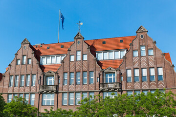Historical centre of the medieval Hanseatic City of Bremen, Germany Jily 15, 2021