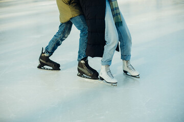 ice skating on ice