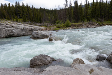 river in the mountains