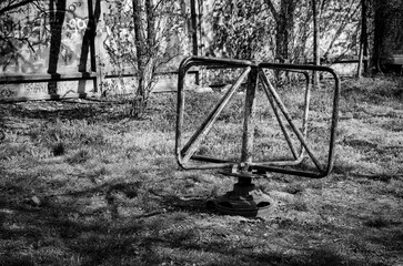 old swing in the park
