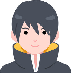 Cover clothes man boy avatar User person people cute Flat Style
