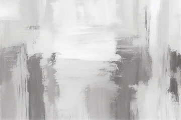 Abstract gray and white texture background of oil painting.generative ai