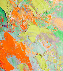 Abstract color painting example