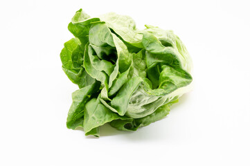 Little Gem lettuce isolated on white background