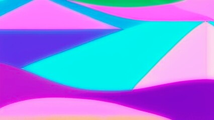 Abstract Art Pastel Spring Colors Generative Art