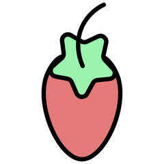 Obraz premium strawberry illustration