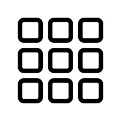 menu icon or logo isolated sign symbol vector illustration - high quality black style vector icons
