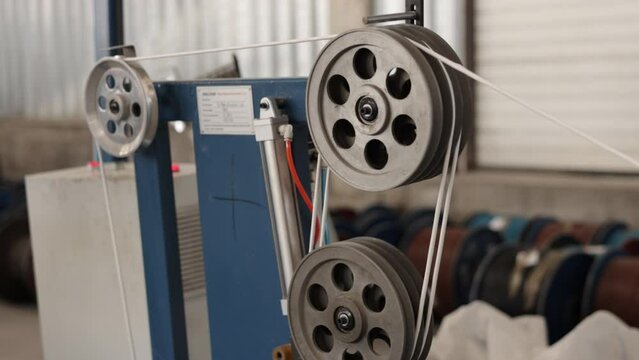 Cable testing, Copper annealing, Wire meshing. Copper wire and cable are manufactured in reels at factory. At factory, copper wire and cable are produced in reel form.