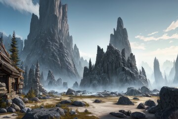 Fantasy Environment Concept - Natural - Legendary - Creature - Magical - Dark Fantasy - Stylized - Game Environment - Elder