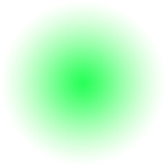 green glowing dot light