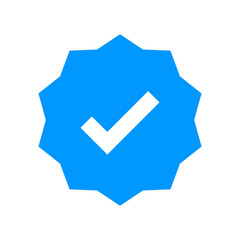 Verified vector icon. Account verification. Verification icon