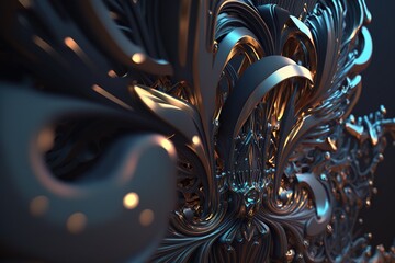 Abstract 3d Color