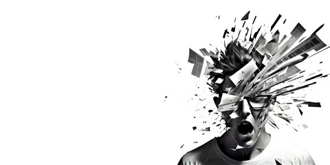 The power of news and information; illustration made with generative AI