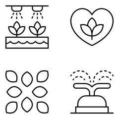 Environment Vector Line Icons