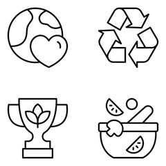 Environment Vector Line Icons