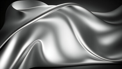 Obraz premium Soft pastel colors and a glossy satin texture give this abstract background a calming feel, perfect for creating a peaceful atmosphere in any design. Generative AI