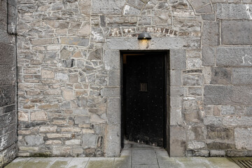 Kilmainham Gaol prison cell with open door