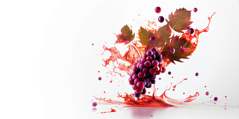 Obraz na płótnie Canvas Drink wine and feel happy; illustration made with Generative AI