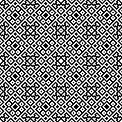 Seamless pattern with ethnic ornament. Embroidery background. Tribal wallpaper. Ethnical folk image. Tribe motif. Ancient mosaic. Digital paper, web design, textile print, backdrop. Vector art work.