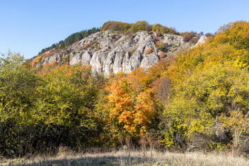 Fototapeta na wymiar Autumn Landscape of Erul mountain, Bulgaria