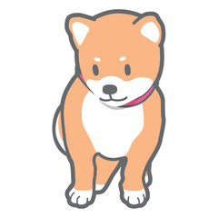 柴犬のベクターイラスト