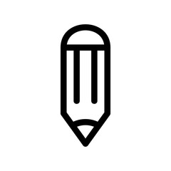 pencil icon or logo isolated sign symbol vector illustration - high quality black style vector icons
